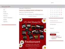 Tablet Screenshot of montagschor.de